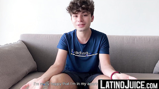 LatinoJuice.com - Making my bisexual boyfriend Joe Dave scream hard from our bareback session