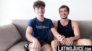 LatinoJuice.com - Making my bisexual boyfriend Joe Dave scream hard from our bareback session