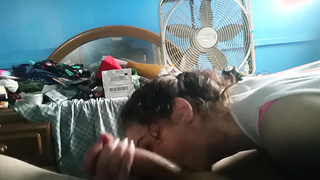 Horny Woman Sucking Big Dick
