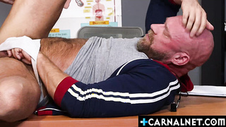 Tyler Tanners physical exam with coach Knox