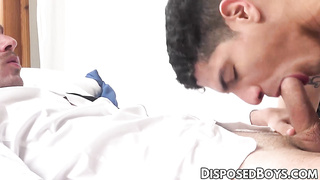 DisposedBoys.com - Inked Bastian Karim took a deep ass pounding in a bareback ass fucking with Master Legrand Wolf