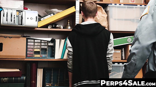 Skinny rebellious twink enjoys sucking a horny cop