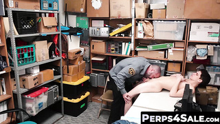 Perps4Sale.com - Slim twink thief drilled hard and ass pounded deep by thick dicked cop
