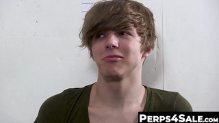 Perps4Sale.com - Blonde Buff Officer Drills a Rude Inked Shoplifter Raw