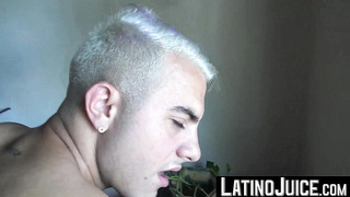 LatinoJuice.com - Bisexual blonde Juan Cruz offered money to make my throbbing cock wet