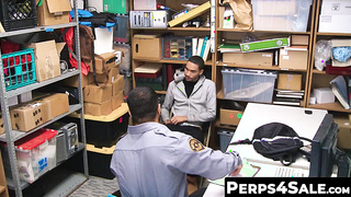 Perps4Sale.com - Skinny criminal Enjoys Hard Anal Action With Hunk Officer