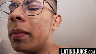LatinoJuice.com - Stud Latino Jared Nyson masturbates befored cock riding POV