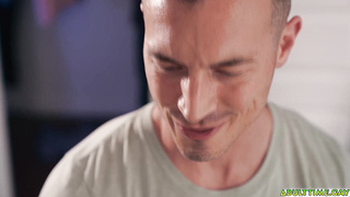 Derek gets frisky with boyfriend Daniel Tanner