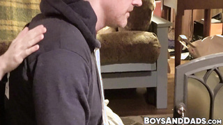 BoysAndDads.com - Sexy stepson Jonathan Maze and I enjoy a raw bareback session