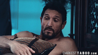 DarkestTaboo.com - Krissy Lynn's forbidden threesome sucking and riding