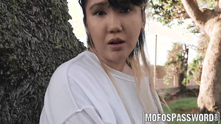 Asian gamer girl Tomie Tang needs a fat dick inside her to satisfy her cravings