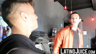 LatinoJuice.com - Cute teen Angel Crush bred hard by inked Latino Cain Gomez