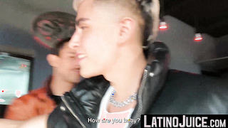 LatinoJuice.com - Cute teen Angel Crush bred hard by inked Latino Cain Gomez