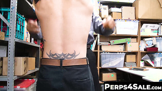 Perps4Sale.com - Stealing Tatted Muscle jock Gets his Ass Pummeled with BBC