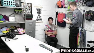 Perps4Sale.com - Nerdy stud Mark Something assfucked by officer Cole Church