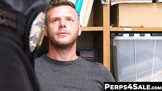 Perps4Sale.com - Bearded Straight Crook Raw Fucked by Handsome Security