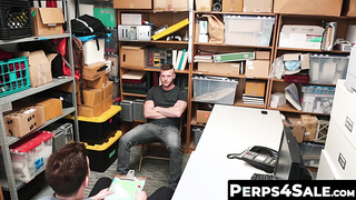 Perps4Sale.com - Bearded Straight Crook Raw Fucked by Handsome Security