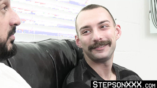 StepsonXXX.com - My horny stepdad Marco Napoli and my stepbro bred my deep ass