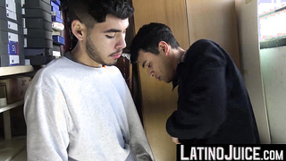 LatinoJuice.com - Naughty studs Nicolas and Bruno engages in barebacking session after jerking their cocks