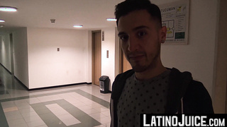 LatinoJuice.com - Alluring latino Herbert shoots out his hot milk while getting fucked in the ass