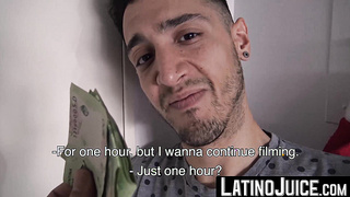 LatinoJuice.com - Alluring latino Herbert shoots out his hot milk while getting fucked in the ass