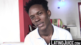 LatinoJuice.com - Straight Jamaican Nico gobbles my dick then proceeds to hammer my ass