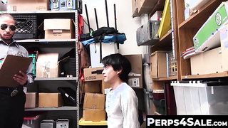 Perps4Sale.com - Skinny Twink Perp Ass Destroyed by attractive bearded Cop