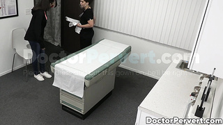 Busty Asian babe Madi Laine craves to taste her doctors massive cock during a checkup