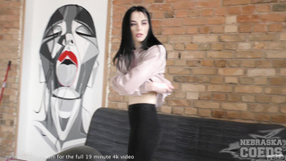 dripping wet pussy on this super pale chick