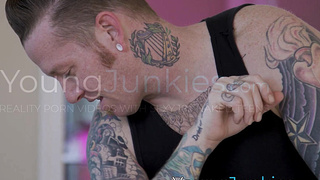 Curly hottie Kira Perez worshipped my long cock until it erupts hot spunk