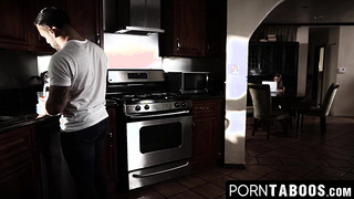 PornTaboos.com - Sexy brunette pleases dad and mom in a taboo family affair