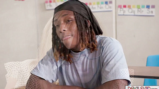 Blonde teacher craving for students bbc