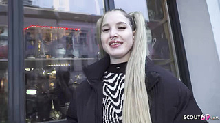 German Scout Anal Casting Crystal White