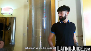 LatinoJuice.com - Latino stud Francis gets dripping wet facial cum from Gustavo