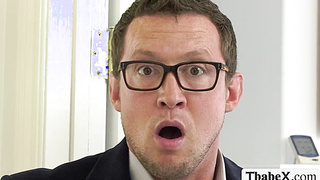 Pierce Paris caught TS Khloe Kay masturbating