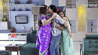 Maa Beti Or Damad Adult Web Series Threesome Sex