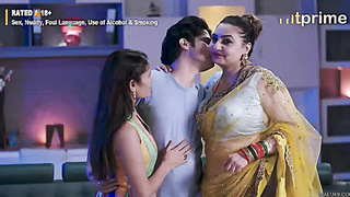 Maa Beti Or Damad Adult Web Series Threesome Sex