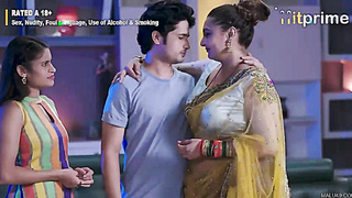 Maa Beti Or Damad Adult Web Series Threesome Sex