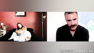DarkestTaboo.com - Keisha Grey's dildo play for her nasty stepdad