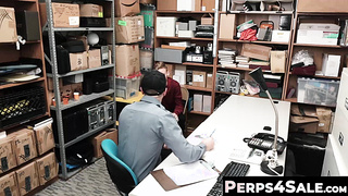 Perps4Sale.com - Slender twink thief seduces Hunk muscle guard for freedom