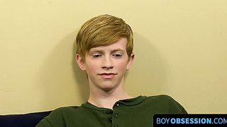 BoyObsession.com - Elijah's innocent toy play ends with a mouthful of cum surprise