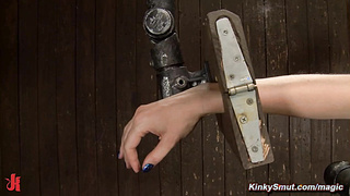 Huge tits lesbian bound and spanked