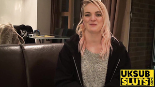 UKSubSluts.com - Wild student Carly Rae's big dick fucking adventure