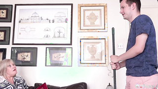 BBW Catherine Can Doing A Striptease For Sam Bourne AGEDLOVE