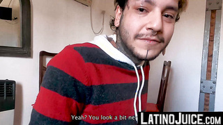 LatinoJuice.com - Pierced stud Chiwi Black swallows Latino gay Milo Star