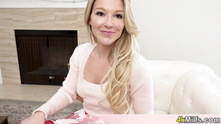 Stepmom Laura sporting a new lingerie