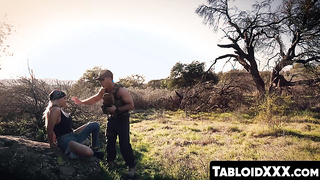 TabloidXXX.com - Luna Star arrested and pounded doggystyle at the border crossing