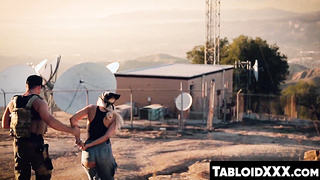 TabloidXXX.com - Luna Star arrested and pounded doggystyle at the border crossing