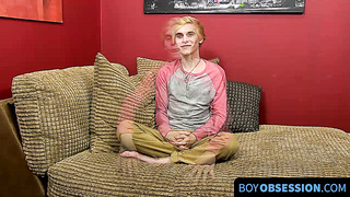 BoyObsession.com - Cooper Steel's smooth ass stretched by a massive toy for fun