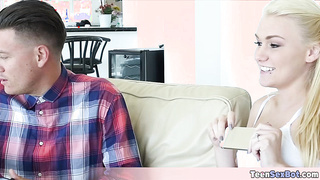 My stepsis is so cute with her pigtails